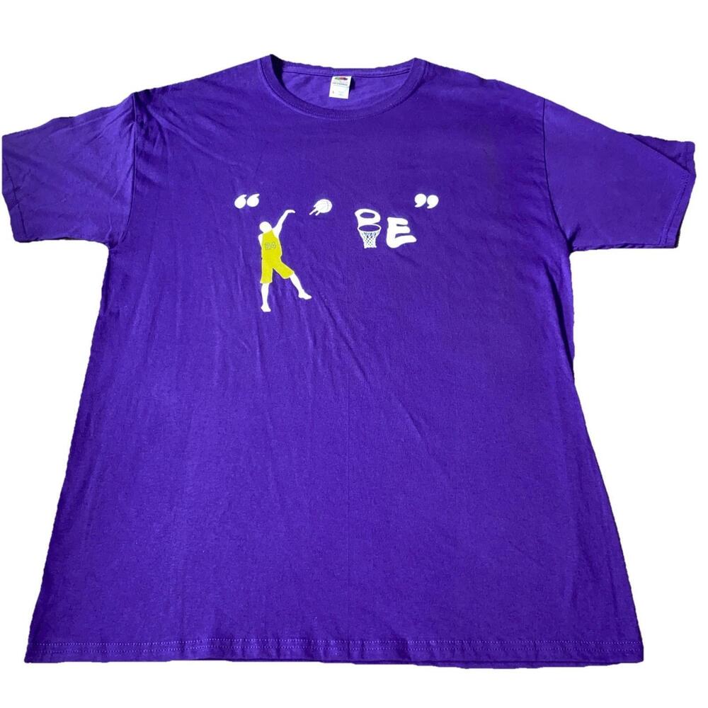 Kobe Bryant Kobe Fade Away 24 Logo T-Shirt Men